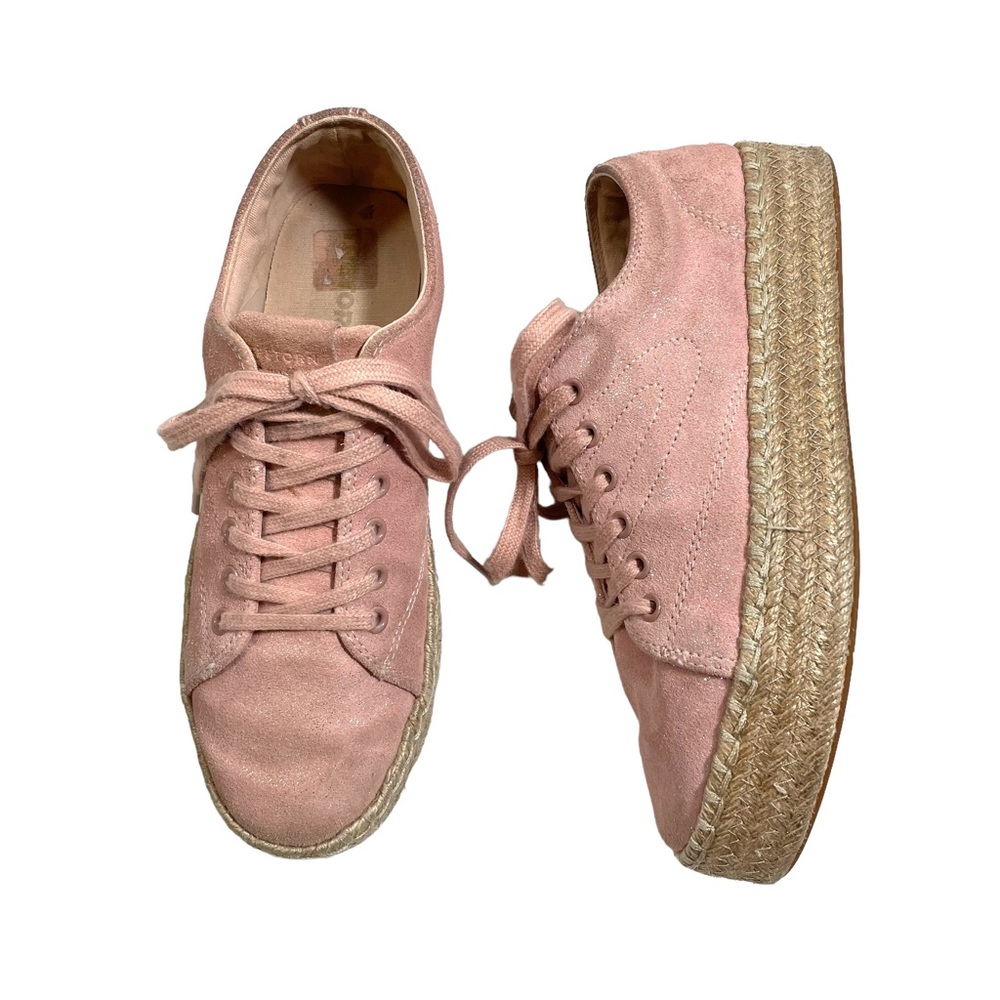 Tretorn Pink Suede Sneakers